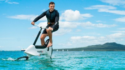 Create a bike to ride on water!