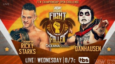 Ricky Starks Vs Danhausen - Campeonato de FTW - Dynamite Fight For The Fallen 27/07/2022