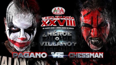 Pagano Vs Chessman Triplemania 28(Cabellera Vs Cabellera) Highlights