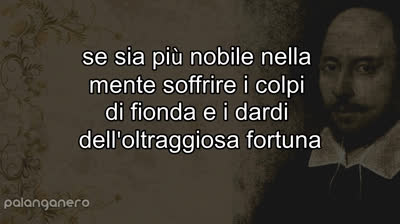 Essere o non essere (Soliloquio di Hamlet)