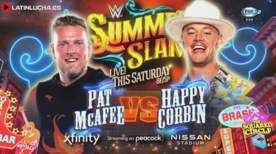 Pat McAfee Vs Happy Corbin - Summerslam 2022