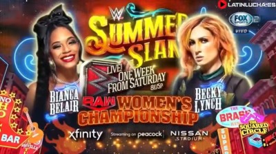 Bianca Belair Vs Becky Lynch - Campeonato Femenino de RAW - Summerslam 2022