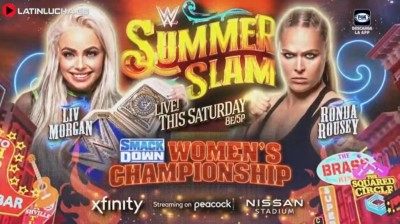 Liv Morgan Vs Ronda Rousey - Campeonato Femenino de SmackDown - Summerslam 2022