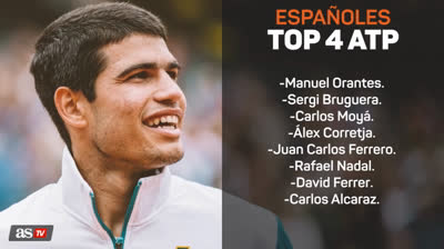 Carlos Alcaraz llega al número 4 del ranking ATP
