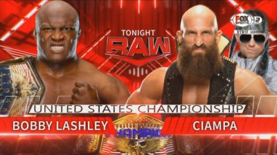 Bobby Lashley Vs Ciampa - Campeonato de los Estados Unidos - RAW 08/08/2022