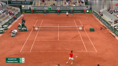 Djokovic vs Berrettini - Roland Garros 2021 QF Full Match