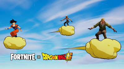 Dragon Ball x Fortnite - Launch TrailerDragon Ball x Fortnite - Bande-annonce de lancement  Voici la bande-annonce de la collaboration entre Fortnite et Dragon Ball.