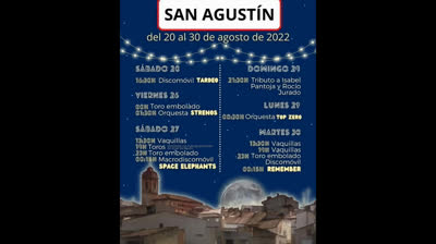 FIESTAS EN LA PROVINCIA DE TERUEL DEL 19 AL 25 DE AGOSTO DE 2022