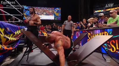 WWE: BROCK LESNAR VS ROMAN REIGNS