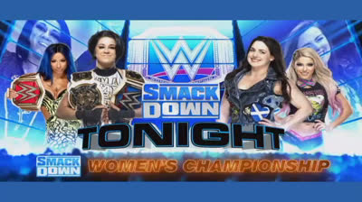 BAYLEY VS NIKKI CROSS - SMACK DOWN 31 DE JULIO DE 2020