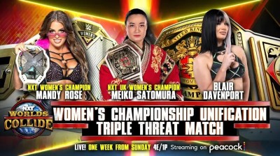 Meiko Satomura vs Mandy Rose vs Blair Davenport (Full Match)