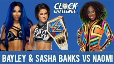 SASHA BANKS & BAYLEY VS NAOMI - SMACK DOWN 21 DE AGOSTO DE 2020