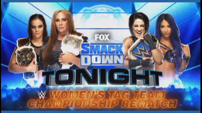 SHAYNA BAZLER & NIA JAX VS BAYLEY & SASHA BANKS - SMACK DOWN 4 DE SEPTIEMBRE DE 2020