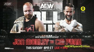 Jon Moxley Vs CM Punk - Campeonato Mundial de AEW - All Out 2022
