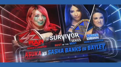 SASHA BANKS VS BAYLEY - SMACK DOWN 6 DE NOVIEMBRE DE 2020