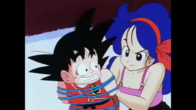 Dragon Ball en Español (castellano) y con escenas eliminadas - Capitulo 55 - La aldea de los juguetes mecanicos .