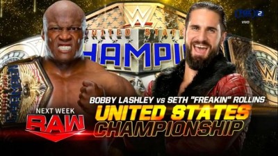 Bobby Lashley Vs Seth "Freakin" Rollins - Campeonato de los Estados Unidos - RAW 19/09/2022