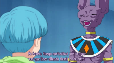 Dragon Ball Super (Jap-Sub Esp) 6 - No enfadeis al dios de la destruccion . Una fiesta de cumpleaños muy tensa .