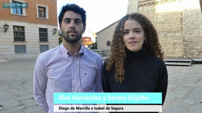 Isabel y Diego ya están preparados para este proximo fin de semana en Teruel