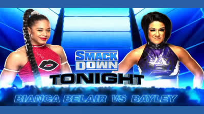 BIANCA BELAIR VS BAYLEY - SMACK DOWN 18 DE DICIEMBRE DE 2020
