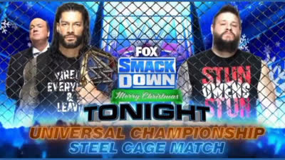 ROMAN REIGNS VS KEVIN OWENS - SMACK DOWN 25 DE DICIEMBRE DE 2020