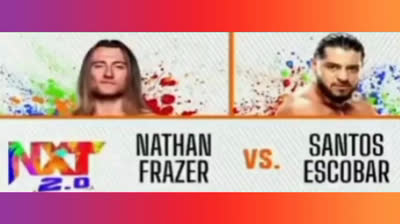 NATHAN FRAZER VS SANTOS ESCOBAR - NXT 7 DE JUNIO DE 2022