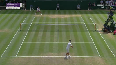 Djokovic vs Nishikori - Wimbledon 2018 QF Full Match