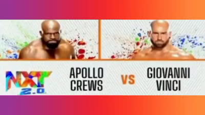APOLLO CREWS VS GIOVANNI VINCI - NXT 12 DE JULIO DE 2022