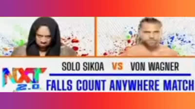 SOLO SIKOA VS VON WAGNER - NXT 2 DE AGOSTO DE 2022