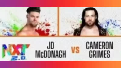 JD MCDONAGH VS CAMERON GRIMES - NXT 19 DE JULIO DE 2022