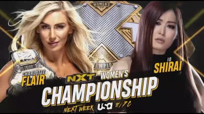 CHARLOTTE FLAIR VS IO SHIRAI - NXT 6 DE MAYO DE 2020