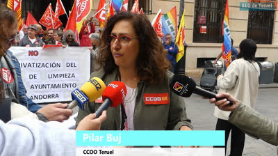 Los sindicatos turolenses se movilizan para evitar que los trabajadores sean los paganos de la situación actual