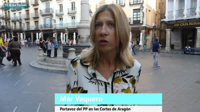 MAR VAQUERO, PORTAVOZ DEL PP EN CORTES DE ARAGÓN,SOBRE SUS PROPUESTAS FISCALES