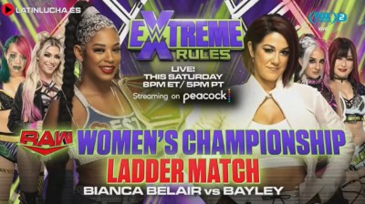 Bianca Belair Vs Bayley - Ladder Match - Campeonato Femenino de RAW - Extreme Rules 2022