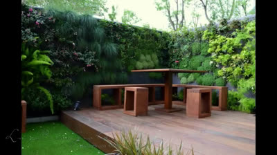 Transformación de una terraza en un oasis con jardin vertical