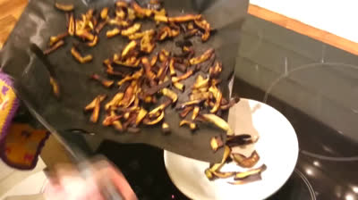 Receta rápida - Berenjenas con miel