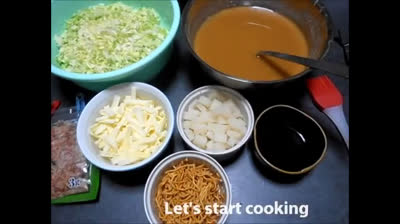 How to prepare Monjayaki