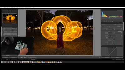 Photography with lights and long exposure