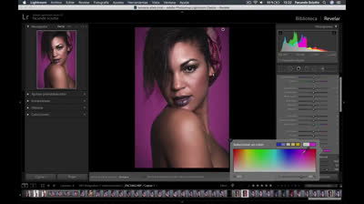 Change background in Lightroom