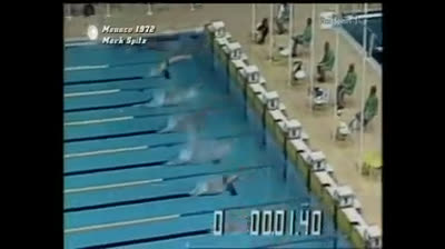 Mark Spitz's 200m butterfly Munich 1972