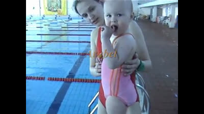 Baby Swimming (1 year and 9 months old swimming)