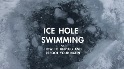 Ice Hole Swimming...