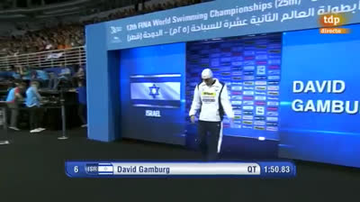Kawecki underwater swim Backstroke Doha 2014