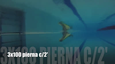 Speed ​​training swimming