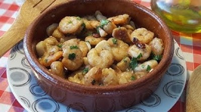 Receta Gambas al Ajillo