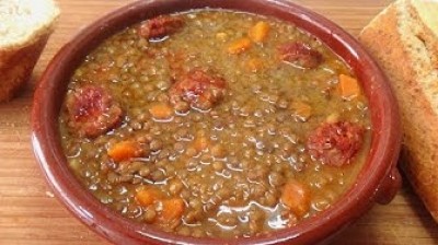 Receta Lentejas con Chorizo
