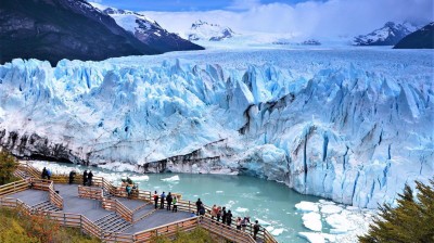 Inside a glacier in the Patagonia Argentina