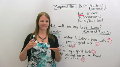 Learn English with Emma: vocabulary, culture, and the first conditional!
