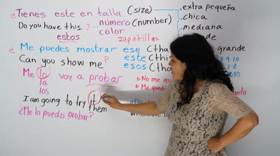 ¡Prepárate para ir de compras en español!