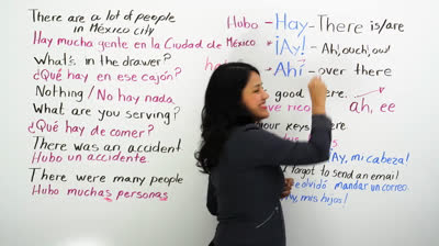 ¿Cuál es la diferencia entre HAY, ¡AY! Y AHÍ?